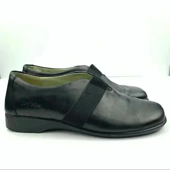 Josef Seibel flats 41 10-10.5 leather square toe - Picture 1 of 13